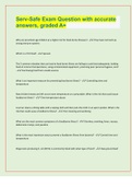 Serv-Safe Exam Question with accurate answers&comma; graded A&plus;
