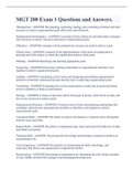 MGT 200 Exam 1 Questions and Answers&period; 