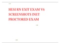 HESI RN EXIT EXAM V6 SCREENSHOTS INET PROCTORED EXAM