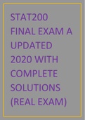 STAT200 FINAL EXAM A UPDATED 2024 WITH COMPLETE SOLUTIONS (REAL EXAM).
