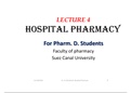 Hospital&lowbar;Pharmacy&lowbar;lecture&lowbar;4&lowbar;Pharm