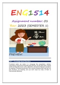 ENG1514 ASSIGNMENT 1 S1 2023