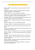 WWI Vocabulary Practice Questions and Answers 