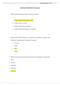 ATI TEAS 7 SCIENCE EXAM LATEST UPDATE 2023 QUESTIONS & ANSWERS (97% Correct)