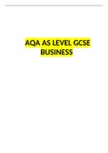 AQA AS LEVEL GCSE BUSINESS
