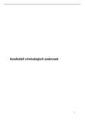 Bundel Kwalitatief criminologisch onderzoek 