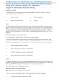 Test Bank Maternal Child Nursing Care&comma; 7th Edition&comma; Shannon Perry&comma; Marilyn Hockenberry&comma; Deitra Lowdermilk&comma; David Wilson&comma; Kathryn Alden&comma; Mary Catherine Cashion&comma; 2023 VERIFIED 
