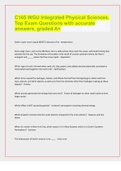 C165 WGU Integrated Physical Sciences&period; Top Exam Questions with accurate answers&comma; graded A&plus;