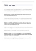TNCC test prep 2023 WITH VERIFIED SOLUTIONS