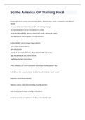 Scribe America OP Training Final exam 2023 with 100&percnt; correct answers