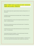 WGU C963 Unit questions and  answers&comma; 100&percnt; Accurate&comma; rated A&plus;