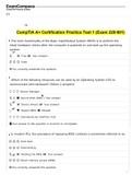 CompTIA A&plus; Certification Practice Test 1 &lpar;Exam 220-901&rpar;