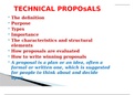 Class notes business english (technical proposals)