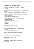 Leadership and Justice OCS Exam
