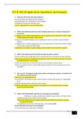  Agile Exam Questions and Answers 