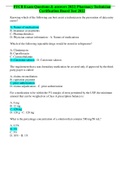 PTCB Exam Questions & answers 2022&vert; Pharmacy Technician Certification Board Test 2022