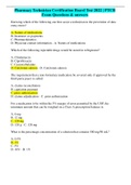 Pharmacy Technician Certification Board Test 2022 &vert; PTCB Exam Questions & answers