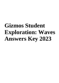 Gizmos Student Exploration: Waves Answers Key 2023 | PHYS-1307 6172-21542 | WavesGizmo