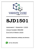 SJD1501 Assignment 1 Semester 1 2023 (856458)