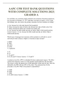 AAPC CPB TEST BANK QUESTIONS WITH COMPLETE SOLUTIONS 2023&vert; GRADED A