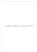 &lpar;solved&rpar; Prophecy RN Pharmacology A&semi; latest 2022 95&percnt;