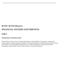 FINANCIAL SYSTEMS AND SERVICES NOTES
