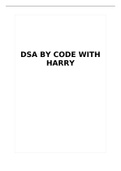 DSA notes of Code With Harry( 1-20)
