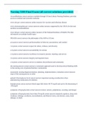 Nursing 3100 Final Exam &lpar;all correct solutions provided&rpar;