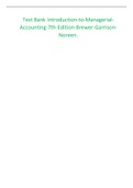 Test Bank Introduction-to-Managerial-Accounting-7th-Edition-Brewer-Garrison-Noreen&period;