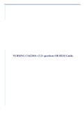 NURSING C1622016 v2 21 questions OB HESI Guide&period;