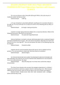 WALDEN UNIVERSITY NURS 6521 FINALS ADVANCED  PHARMACOLOGY Exam Elaborations Questions with Answers  Graded A