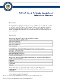 NR567 WEEK 7&colon; STUDY  WORKSHEETINFECTIOUS DISEASE