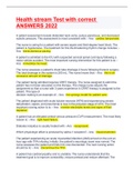 Health stream Test with correct ANSWERS 2022&period;