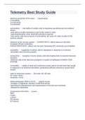 Telemetry Best Study Guide&period;