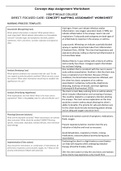 DIRECT-FOCUSED CARE: CONCEPT MAPPING ASSIGNMENT WORKSHEET