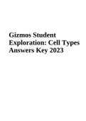 Gizmos Student Exploration: Cell Types Answers Key 2023