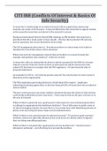 CITI IRB &lpar;Conflicts Of Interest & Basics Of Info Security&rpar; Questions And Answers
