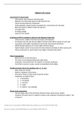 Physical Assessment Midterm NURS 190 Review (Latest UPDATE STUDY GUIDE]