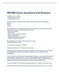 NRCME Exam Questions and Answers