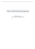 Paper2.0 Juridische dossier vorming  Cijfer 7.4 