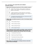  VSP FOUNDATION EXAM 2023 REAL EXAM  QUESTIONS AND CORRECT ANSWERS&vert;AGRADE