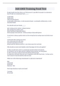 360 ANSI Training Food Test Questions And Answers 