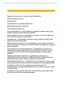  Nurse Executive bundled exams with correct solutions