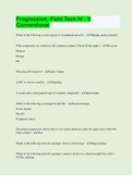 Progression&colon; Field Tech IV - V Conventional &vert; 212 Questions with 100&percnt; Correct Answers &vert; Updated & Verified &vert; 21 Pages