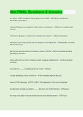 iNet FINAL Questions & Answers &vert; 50 Questions with 100&percnt; Correct Answers &vert; Updated & Verified