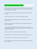 BLS HeartCode Exam Prep &vert; 100 Questions with 100&percnt; Correct Answers &vert; Updated & Verified &vert; 28 Pages