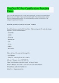 TestOut PC Pro Certification Practice Exam &vert; with 100&percnt; Correct Answers &vert; Updated & Verified