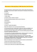 Dimensions of Nursing Exam 2 Wth Questions And Answers