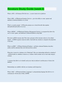 Revature Study Guide &lpar;week 2&rpar; &vert; 100 Questions with 100&percnt; Correct Answers &vert; Updated & Verified