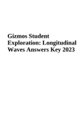 Gizmos Student Exploration: Longitudinal Waves Answers Key 2023